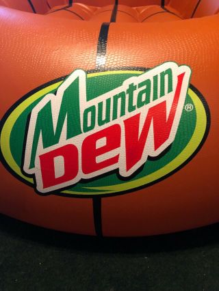 Mountain Dew inflatable basketball chair 1999 holds air rec room MAN CAVE 2