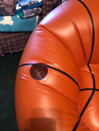 Mountain Dew inflatable basketball chair 1999 holds air rec room MAN CAVE 3