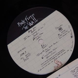 PINK FLOYD: The Wall US Orig Columbia ’79 2x LP w/ Innersleeves Rare Rock 8