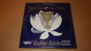 Robbie Basho The Grail & The Lotus 1966 Takoma C - 1007 Black Silver Label Vg,  Vg,