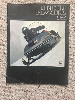 John Deere Snowmobiles 1982 Sales Brochure 35 Pages