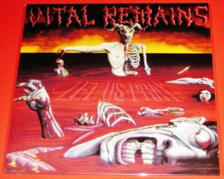 Vital Remains: Let Us Pray Lp Vinyl Record 2014 Peaceville Germany Vilelp506