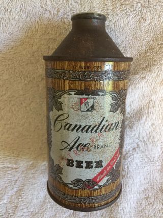 Canadian Ace Extra Pale Cone Top Beer Can