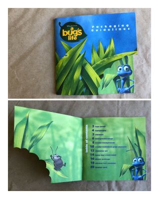 Disney Pixar Bugs Life Style Guide Photos Character Art Packaging Toy Story Bug’ 3