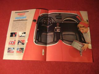 1962 Chevy Corvette Brochure Sales Showroom Dealership Old Vintage Booklet 3