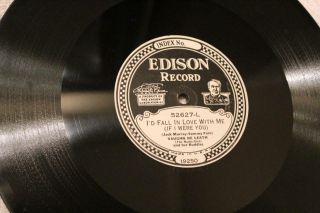 EDISON 52627 VAUGHN DE LEATH BUDDIES I ' d Fall In Love With Me If I E,  ELECTRIC 2