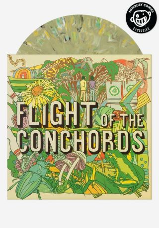 Flight Of The Conchords S/t Lp Baby Poop Yellow Vinyl Newbury Comics /600 Oop