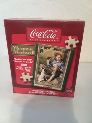 " Coca Cola " Norman Rockwell - Barefoot Boy Puzzle