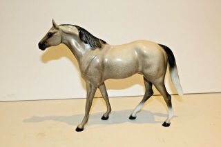 Vintage Hartland Plastics Signed And Numbered Gray Collectible Horse Figurine