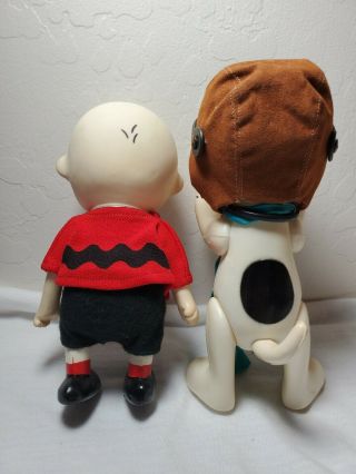 VINTAGE Peanuts POCKET DOLLS Charlie Brown,  Snoopy 1966 united feature syndicate 2