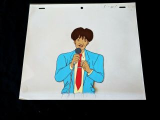 The Real Ghostbusters 1989 Production Japanese Game - Show Host Cel & Pencil Dic