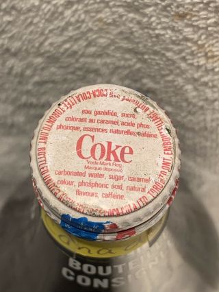 FULL 40oz COCA - COLA ACL SODA BOTTLE FROM CANADA 4