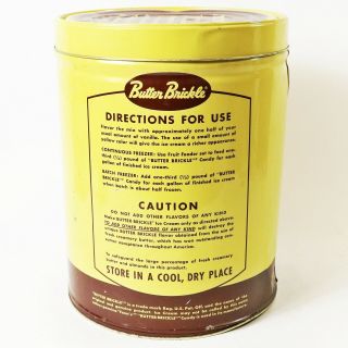 Fenn ' s Butter Brickle Tin Large 27 LB Sioux Falls South Dakota USA 2