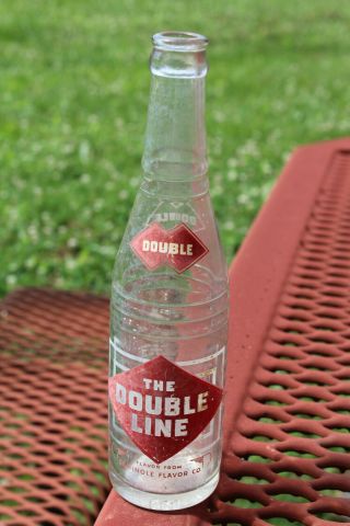 Gadsden Alabama Double Cola Line Acl Bottle 1960 Ala Al Rare Seven - Up 7up