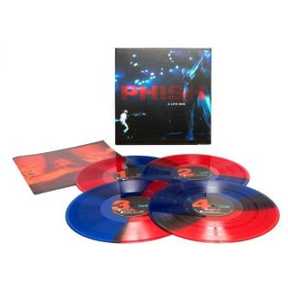 Phish A Live One 4lp Red Blue Split Colored Vinyl Box Set Ltd