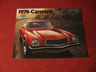 1976 Chevy Camaro Sales Dealership Showroom Brochure Booklet
