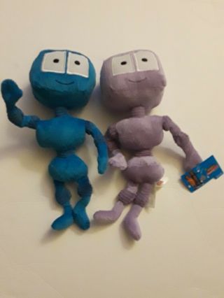 Hershey Park Chocolate World Exclusive 2013 Blue And Purple Robot Plushie
