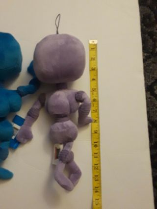 Hershey Park Chocolate World Exclusive 2013 Blue And Purple Robot Plushie 3