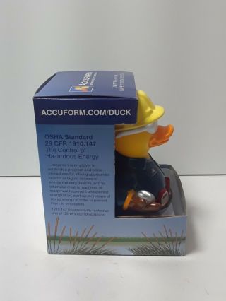 Accuform Safety Rubber Duck - Lockout Larry 3