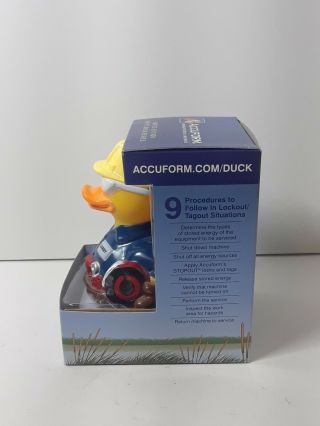 Accuform Safety Rubber Duck - Lockout Larry 4