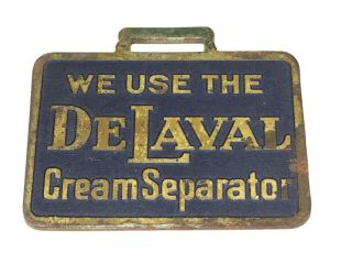Delaval Cream Separator Enamelled Watch Or Key Fob