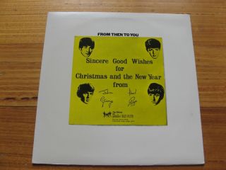 The Beatles - From Then To You Lp - Uk 1970 Christmas Album - All 7 Xmas Records