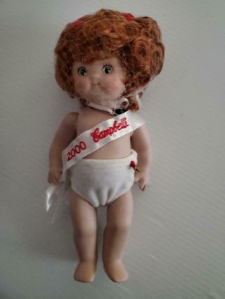 Vintage Campbell Kid 2000 Doll in a Can 1999 4