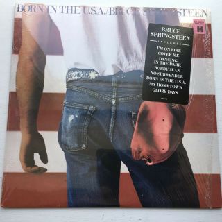 Bruce Springsteen - “born In The Usa” 1984 1st Press Rare Shrink Hype Sticker