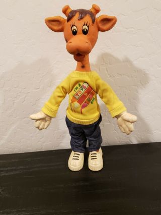Geoffrey Giraffe 12 " Foam Rubber Bendy Doll Toys R Us Rare Loose 1986