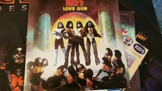 Kiss Love Gun Album Complete,  Pop Gun And Insert