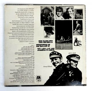 DILLARD & CLARK LP The Fantastic Expedition Of A&M Rec ' 68 BYRDS Hillman 3