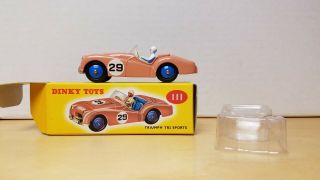 Dinky Toys Triumph Tr2 Sports No.  111 Atlas Edition Mib