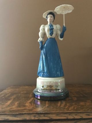Vintage Jim Beam Decanter From13th Convention 1983 In St Louis Lady With Parasol