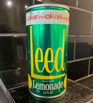 Leed Lemonade Vintage Steel Soft Drink Can Adelaide