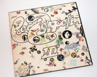 Led Zeppelin - Iii - Lp Record - Album Vinyl Vintage Die Cut Gatefold - Rare