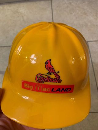 1969 Mcdonald’s Big Mac Land Cardinals Baseball Hard Hat Vintage Hat Usa Rare