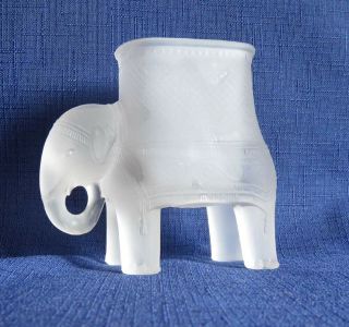Elephant Baby Mine Glass Candy Container