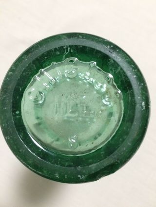 Vintage Green COCA - COLA 6 oz Bottle stamped CHICAGO,  ILL on bottom 3