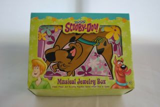 Cartoon Network Scooby - Doo Musical Jewelry Box Rare Vintage 1999