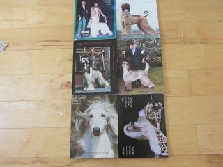 Afghan Hound Review Magazines,  1978,  6 Issues,  Full Year