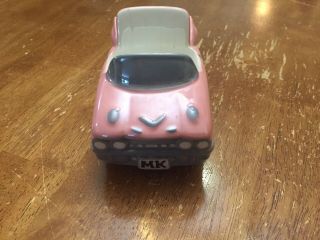 Rare Porcelain Mary Kay Pink Cadillac Business Card Holder
