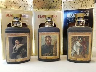 Vintage Collectible Jim Beam Choice Decanter Bottles 1970’s - Set Of 3