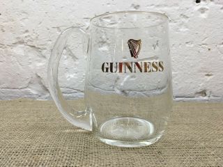 Vintage One Pint Guiness Glass Tankard Pot - Man Cave Home Bar