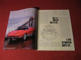 1965 Chevy Corvette Sales Dealership Showroom Brochure Booklet GM 2