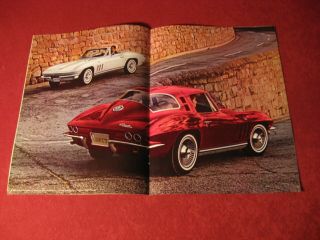 1965 Chevy Corvette Sales Dealership Showroom Brochure Booklet GM 5