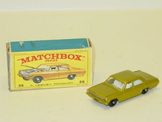 Vintage Matchbox 36 Opel Diplomat,  Diecast Toy Vehicle