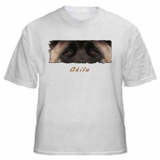 Akita 1 " The Eyes Have It " Custom Made T Shirt
