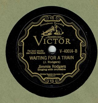 Country 78 : Jimmie Rodgers On Victor Scroll V - 40014