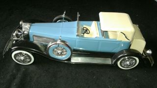 Vintage Jim Beam Porcelain Decanter,  1934 Duesenberg Model J Car.  Con.