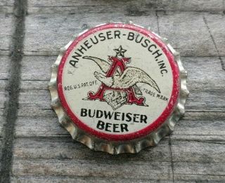 1920s Budweiser Anheuser Busch Beer Cork Crown Bottle Cap Bc7